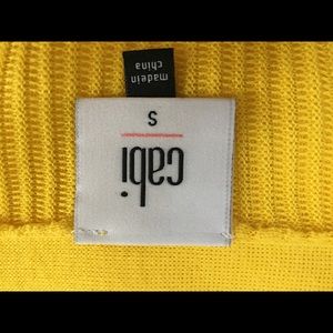 Cabi cartigan sweater.  58% cotton 42% modal.